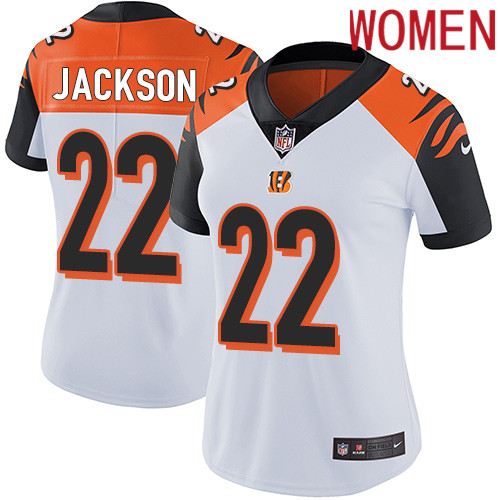 2019 Women Cincinnati Bengals #22 Jackson white Nike Vapor Untouchable Limited NFL Jersey->women nfl jersey->Women Jersey